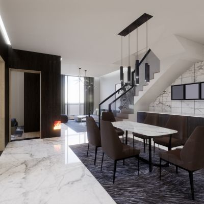 现代家装设计 SU模型