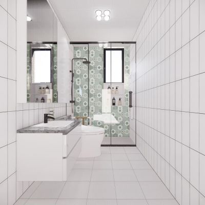 精细的现代简约家装卫生间