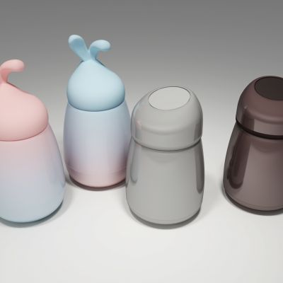 兔子耳朵创意迷你大肚杯不锈钢保温杯卡通水杯礼品