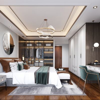 新中式卧室