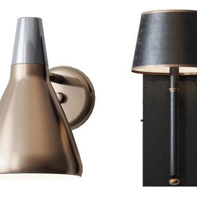 现代壁灯3D模型