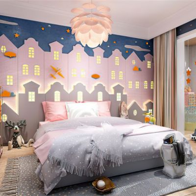 现代儿童房3D模型