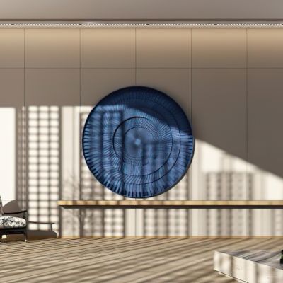 现代售楼处艺术品墙饰