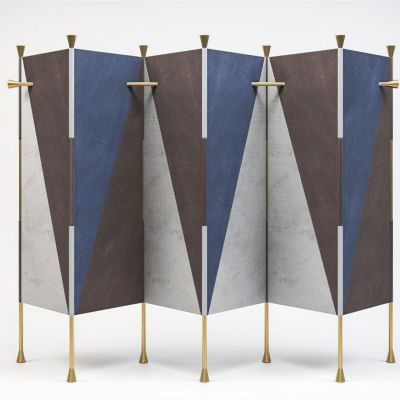 现代屏风隔断