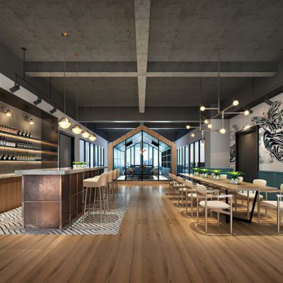 工业办公休息区