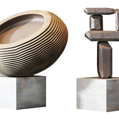 现代石头雕刻艺术品