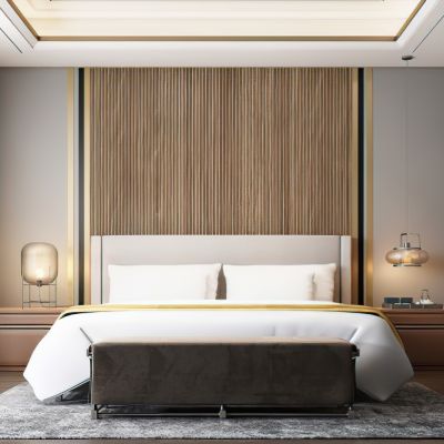 新中式样板房卧室