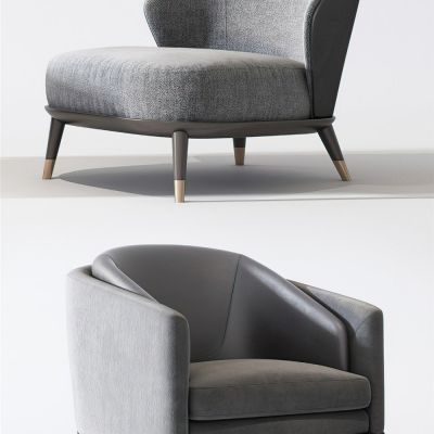 意大利Minotti米洛提休闲沙发椅3D模型