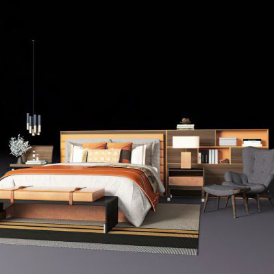 香奈儿Chanel风格卧室床品