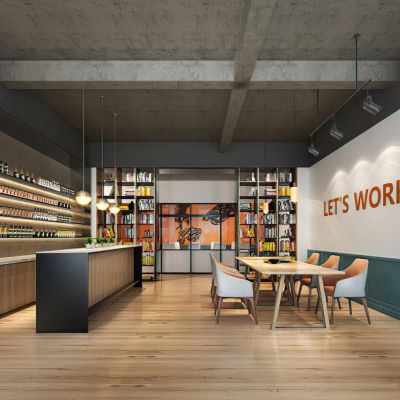 工业办公休息区