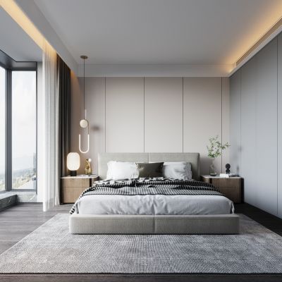 现代卧室