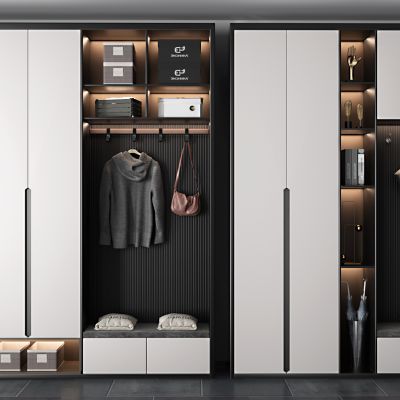 现代轻奢鞋柜组合