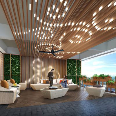 户外开敞休息区