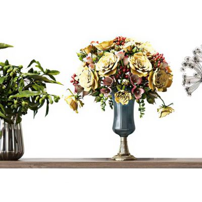 鲜花花瓶花束