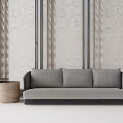 现代休闲沙发屏风