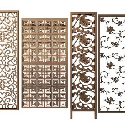 后现代隔断屏风