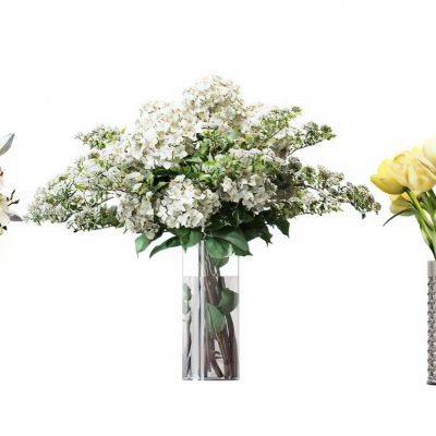 鲜花花瓶花束