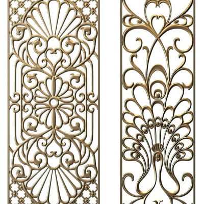 欧式格栅屏风栏杆