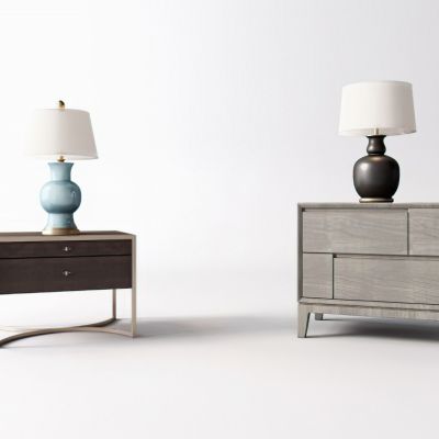 现代床头柜台灯