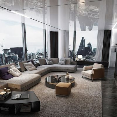 意大利minotti现代沙发客厅