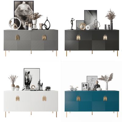 现代轻奢边柜玄关柜