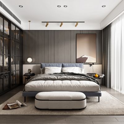 现代卧室
