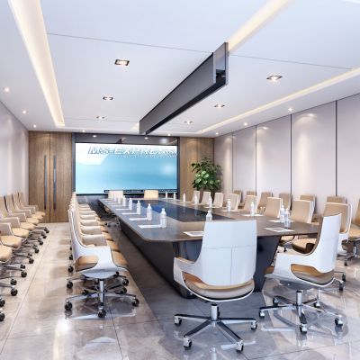 现代办公小会议室