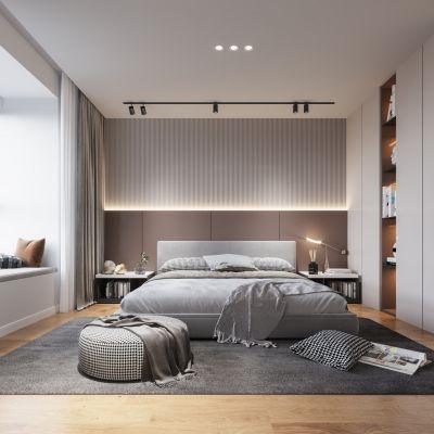 现代卧室