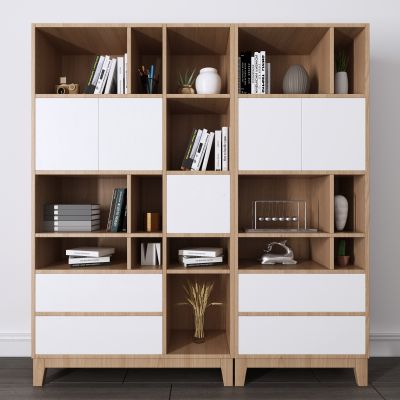 北欧书柜书架