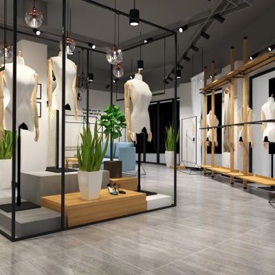工业风服装店