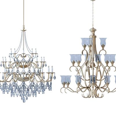 美式吊灯组合