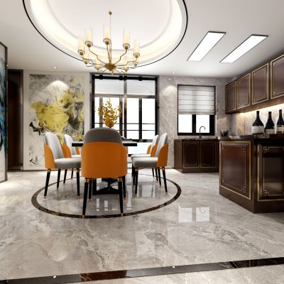 现代简约客餐厅