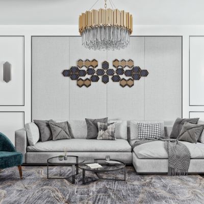 现代转角布艺沙发   单人沙发  多人沙