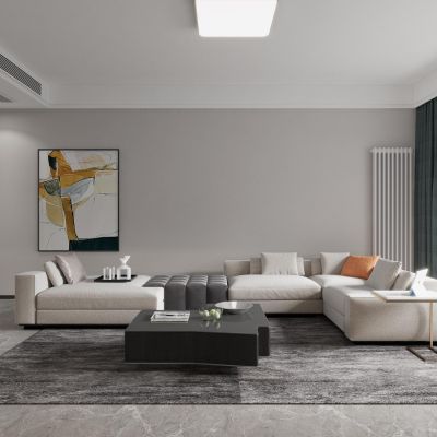 现代简约客餐厅