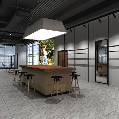 工业风服装展厅