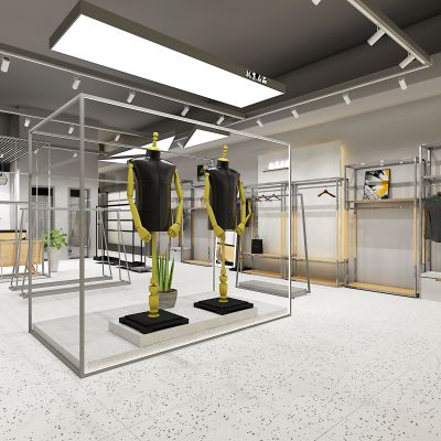 工业风服装展厅