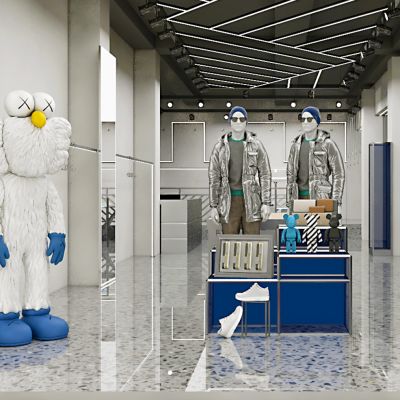 现代潮牌男装店