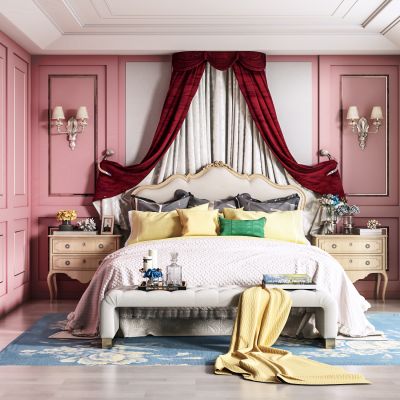 现代儿童房女儿房