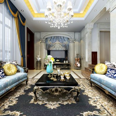 美式别墅客餐厅