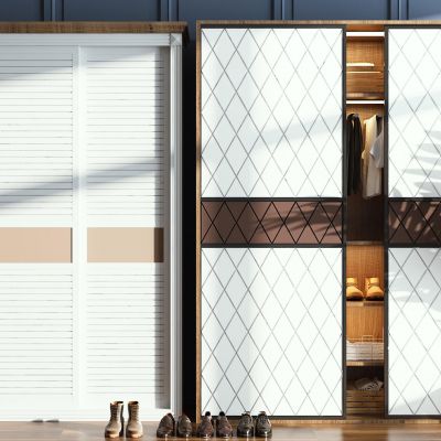 现代北欧衣柜组合