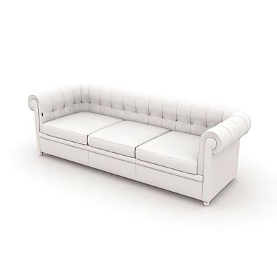 沙发_白模