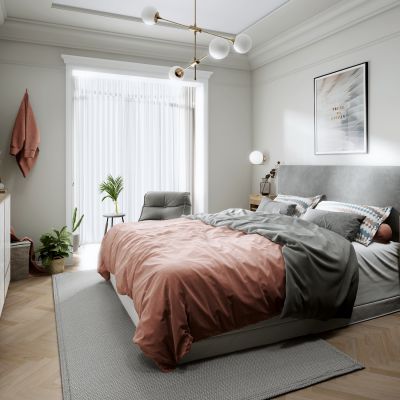 现代北欧卧室