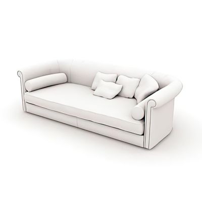 沙发_白模