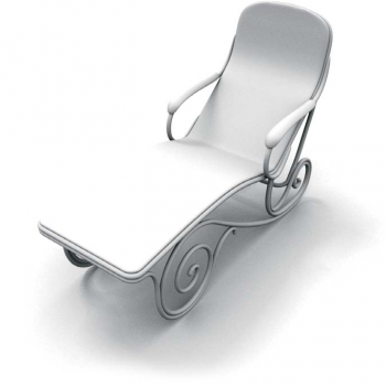 沙发_白模3D模型