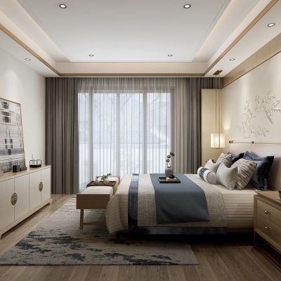 新中式卧室