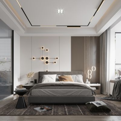 现代卧室