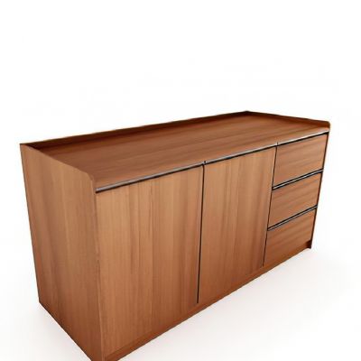 木质桌台3D模型