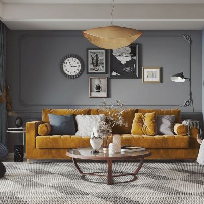 北欧风格客厅餐厅