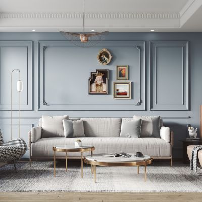 北欧风格客厅餐厅