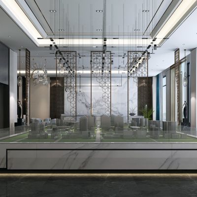 新中式风格售楼部